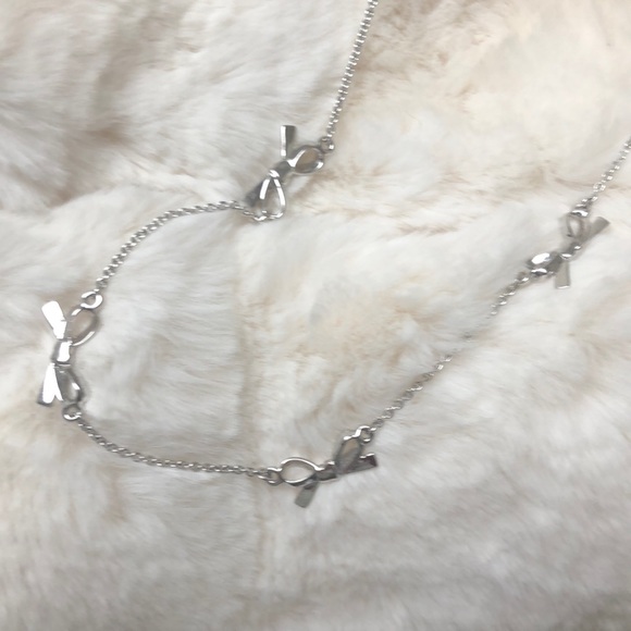 32” silver Kate Spade necklace